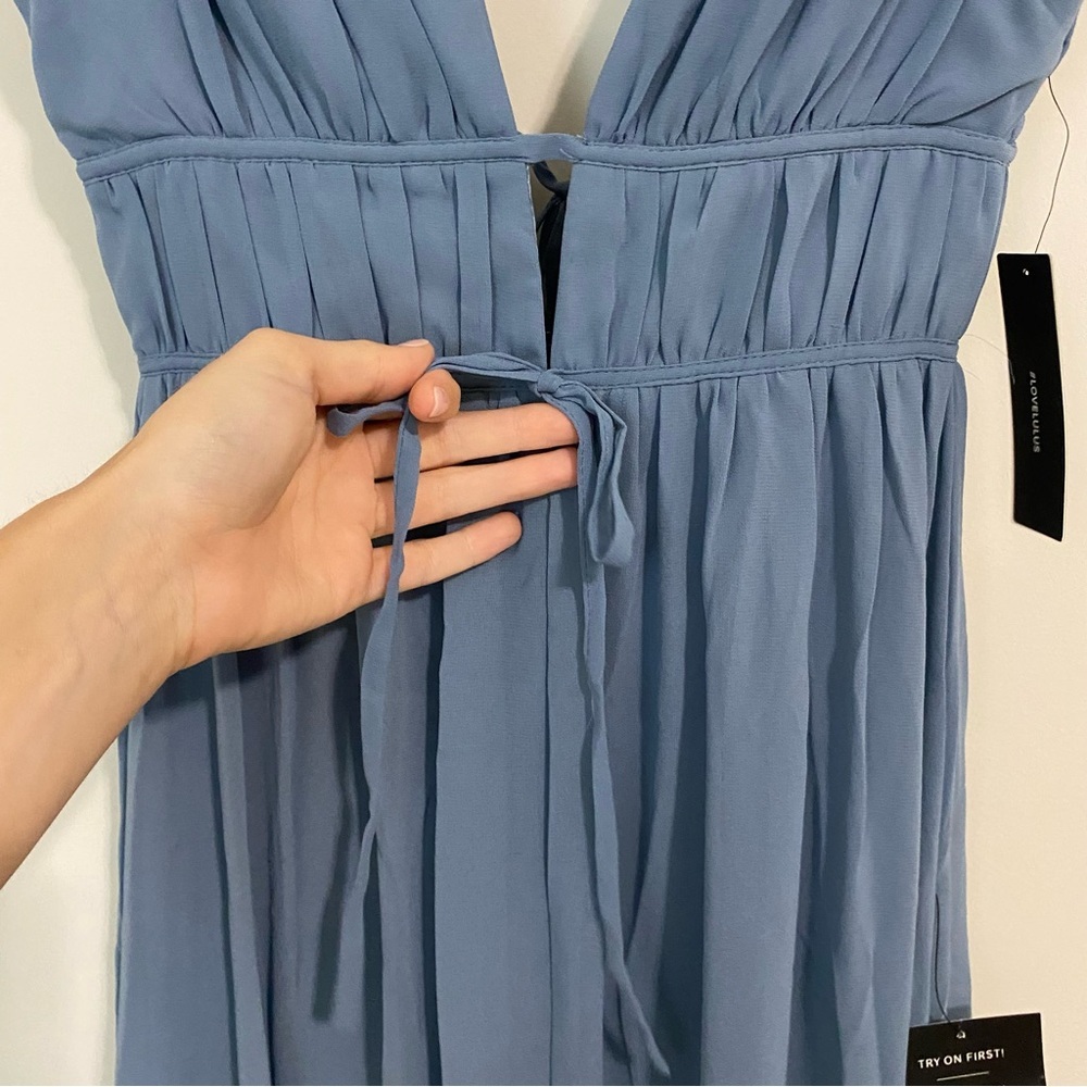 NWT Lulu’s I’m All Yours Chiffon Maxi Dress size XS - Picture 5 of 13